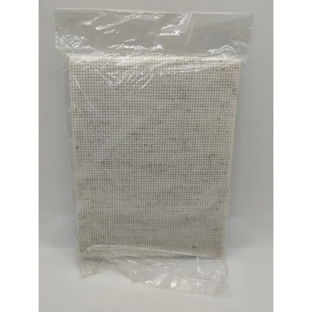 Raymar Cross Stitch Fabric Aida 14 Count Natural - 12”x 12” Piece Needlecraft